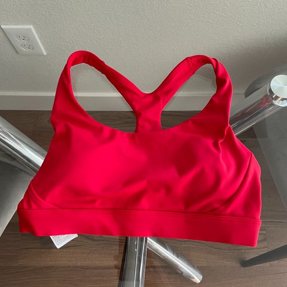 Athleta Ultimate Bra A-C Cup Red, Never Worn - Picture 1 of 2